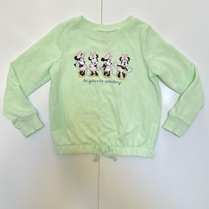 Jumping Beans Disney Minnie Mouse Toddler Girl French Terry Sweatshirt Size 5T